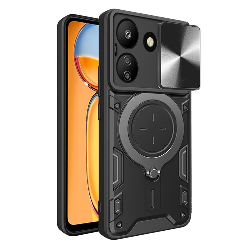 Husa Xiaomi Redmi 13C 4G Techsuit CamGuard Pro, negru