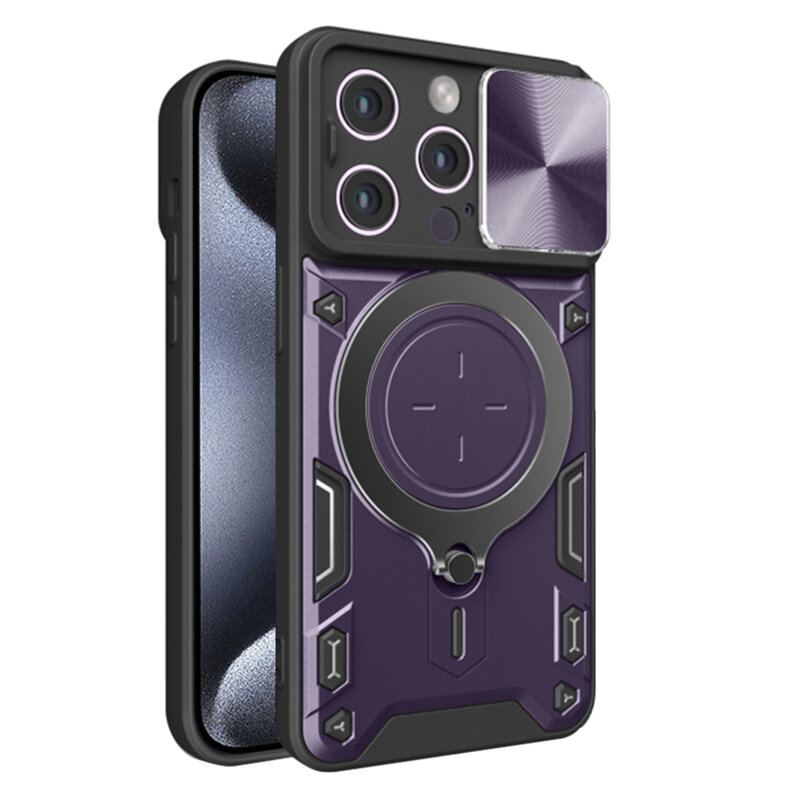 Husa iPhone 15 Pro Max Techsuit CamGuard Pro, mov