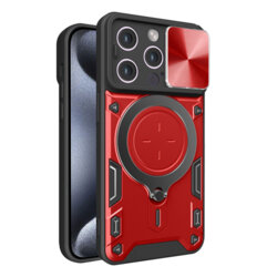 Husa iPhone 15 Pro Max Techsuit CamGuard Pro, rosu