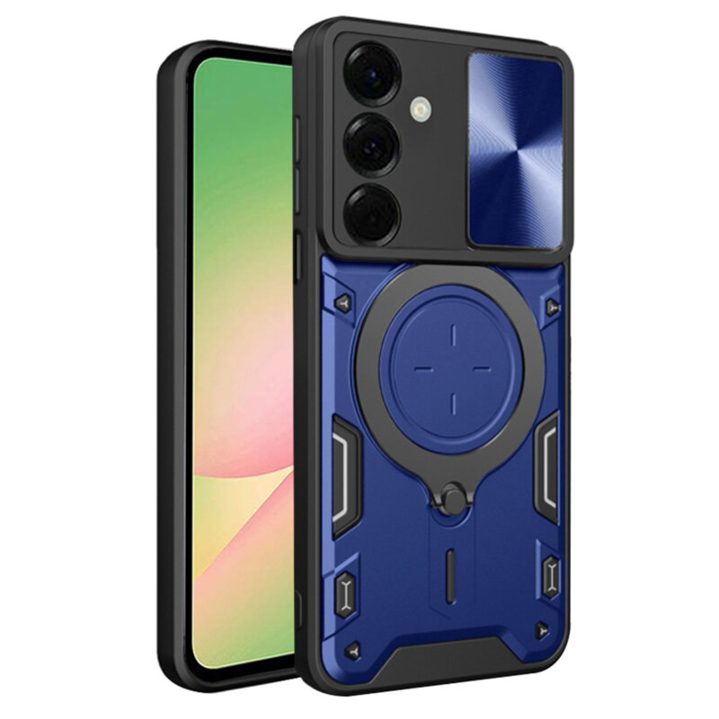Husa Samsung Galaxy A56 5G Techsuit CamGuard Pro, albastru