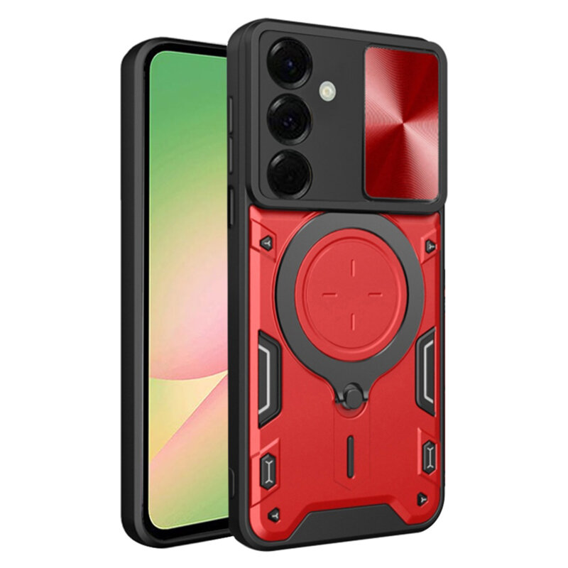Husa Samsung Galaxy A56 5G Techsuit CamGuard Pro, rosu