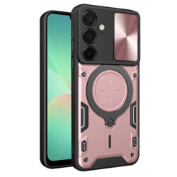 Husa Samsung Galaxy A26 5G Techsuit CamGuard Pro, roz auriu