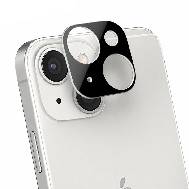 Folie camera iPhone 13 mini Techsuit Full Glass, negru
