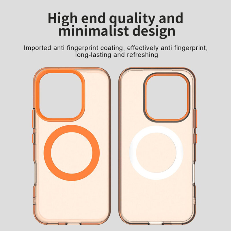 Husa Honor 600 Pro Techsuit CandyCase MagSafe, portocaliu