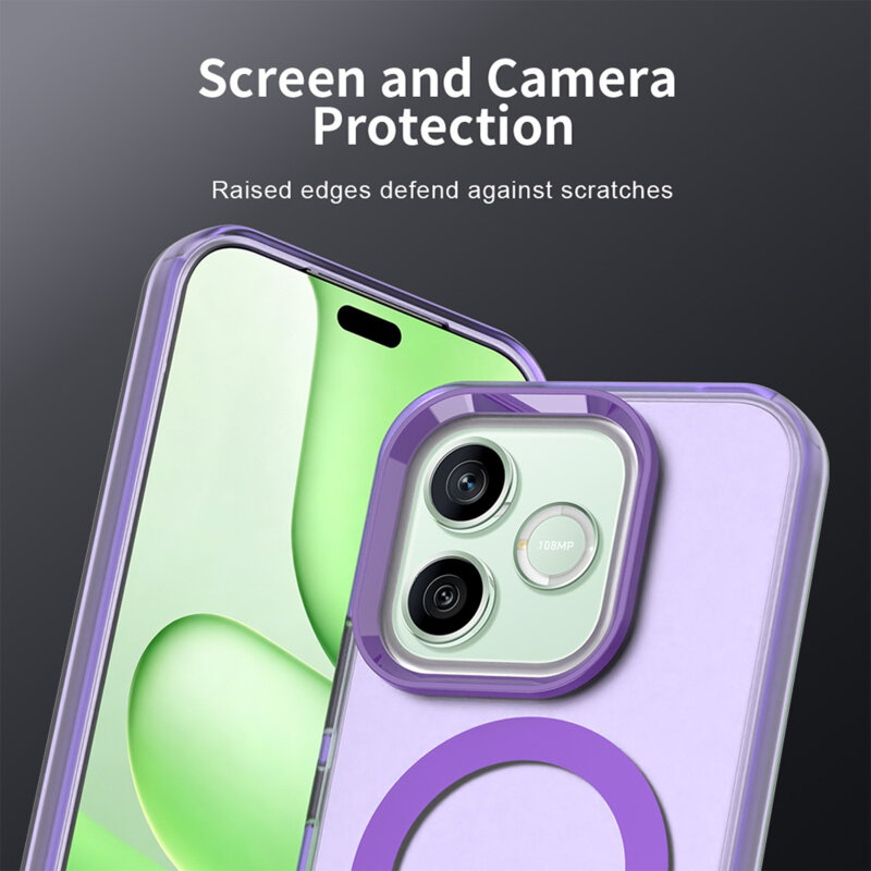 Husa Honor 600 Pro Techsuit CandyCase MagSafe, mov