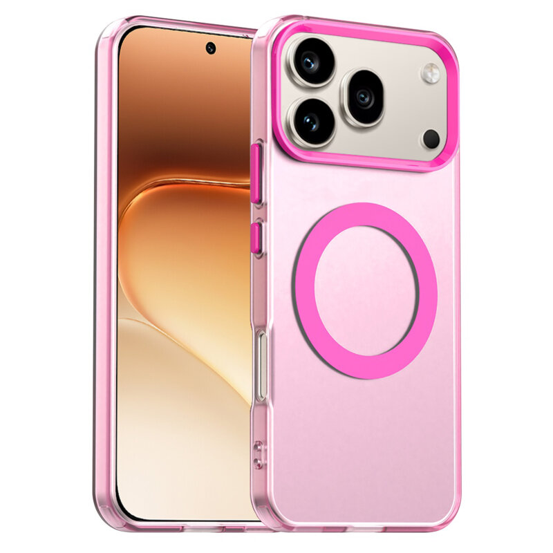 Husa Honor 600 Pro Techsuit CandyCase MagSafe, roz