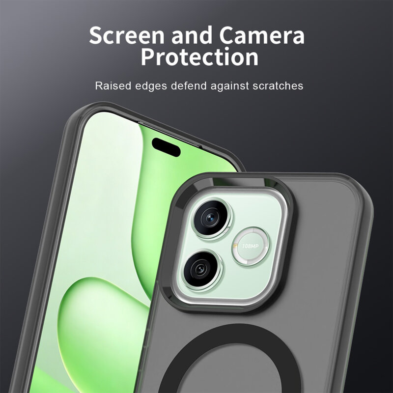 Husa Honor 600 Techsuit CandyCase MagSafe, negru