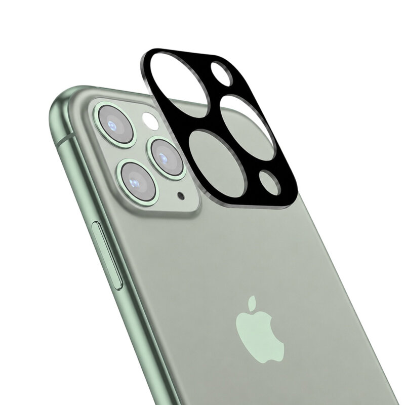 Folie camera iPhone 11 Pro Techsuit Full Glass, negru