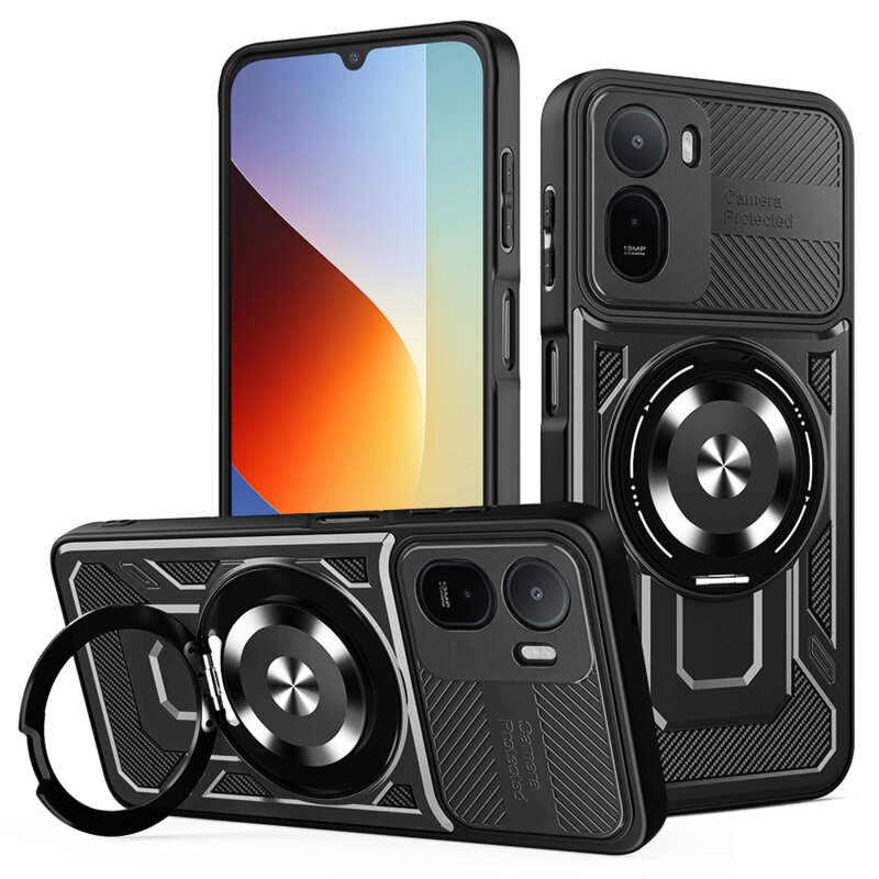 Husa Xiaomi Redmi A7 Pro 4G Techsuit RuggedCam, negru