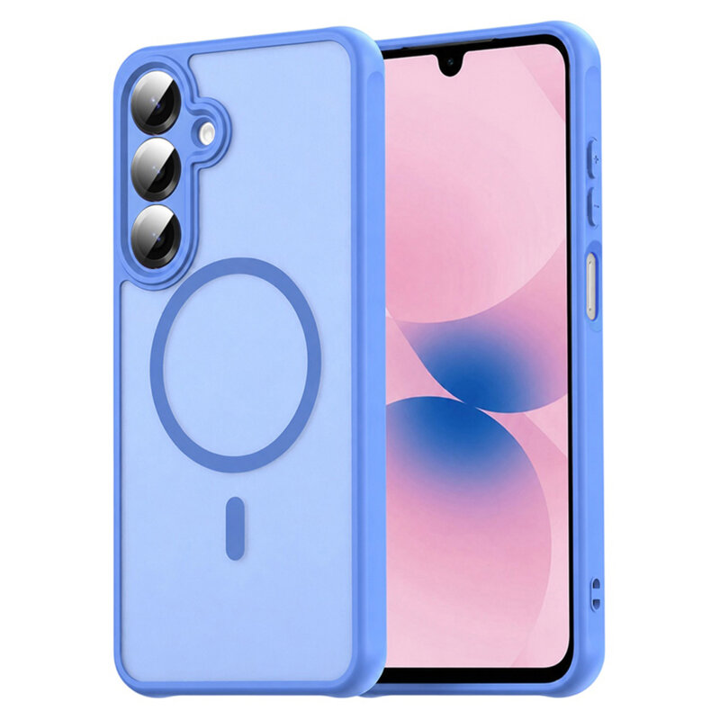 Husa Samsung Galaxy A27 5G Techsuit HaloFrost II MagSafe, albastru