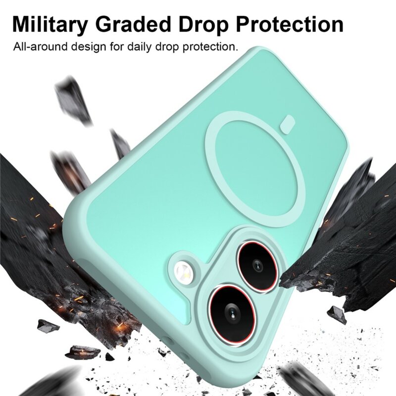 Husa Xiaomi Poco X8 Pro Techsuit HaloFrost II MagSafe, verde menta