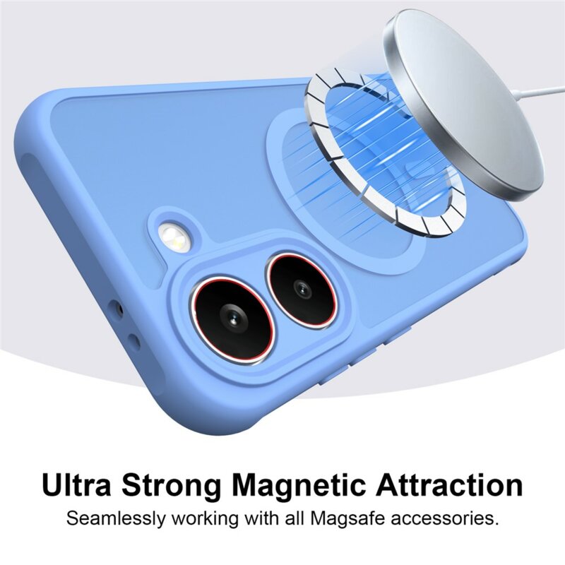 Husa Xiaomi Poco X8 Pro Techsuit HaloFrost II MagSafe, albastru