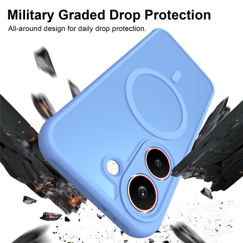 Husa Xiaomi Poco X8 Pro Techsuit HaloFrost II MagSafe, albastru