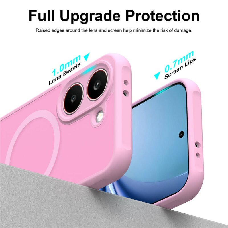 Husa Xiaomi Poco X8 Pro Techsuit HaloFrost II MagSafe, roz