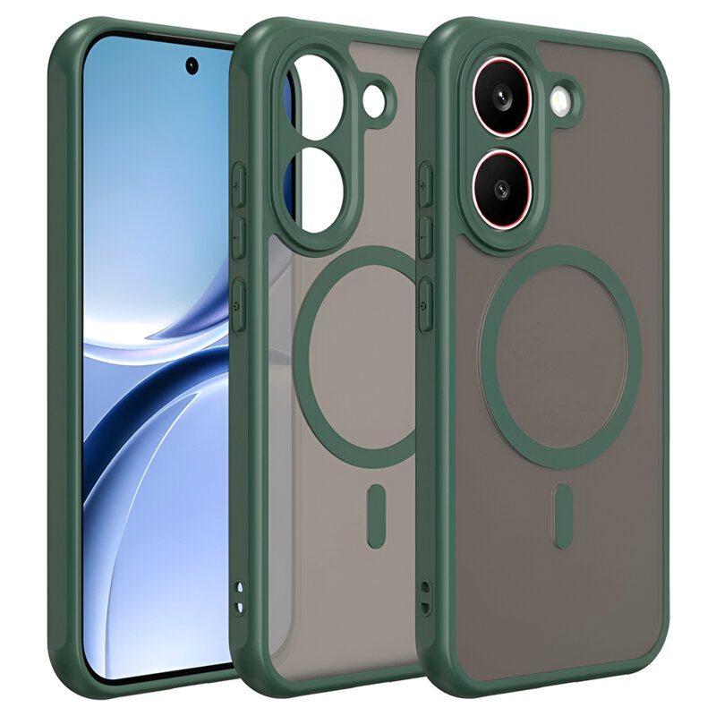 Husa Xiaomi Poco X8 Pro Techsuit HaloFrost II MagSafe, verde