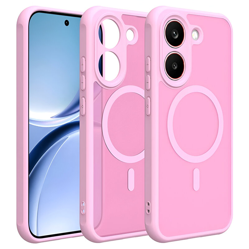 Husa Xiaomi Poco X8 Pro Techsuit HaloFrost II MagSafe, roz
