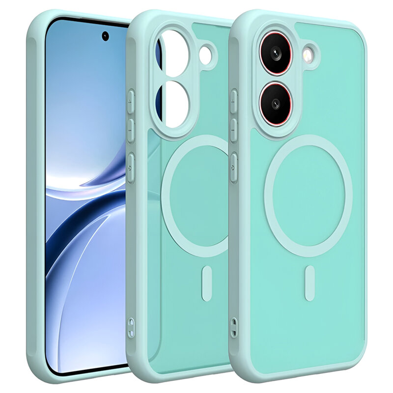 Husa Xiaomi Poco X8 Pro Techsuit HaloFrost II MagSafe, verde menta