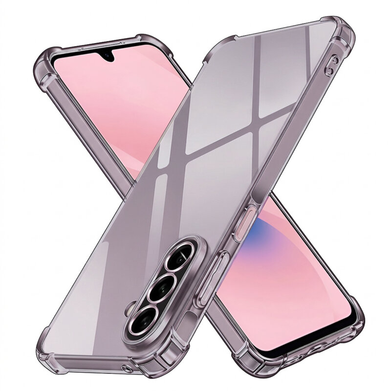 Husa Samsung Galaxy A27 5G Techsuit Shockproof Clear Silicone, fumuriu