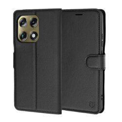 Husa Motorola Signature Techsuit Leather Folio, negru