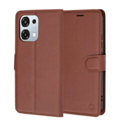 Husa Oppo A6 Pro 5G Techsuit Leather Folio, maro
