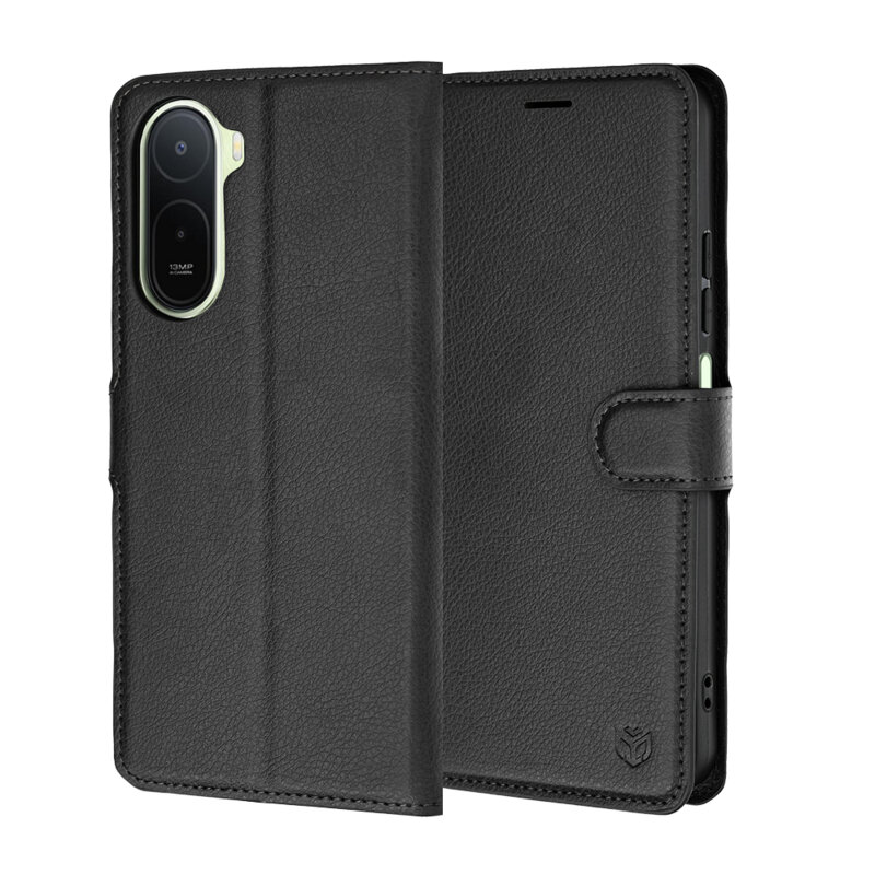 Husa Xiaomi Redmi A7 Pro 4G Techsuit Leather Folio, negru