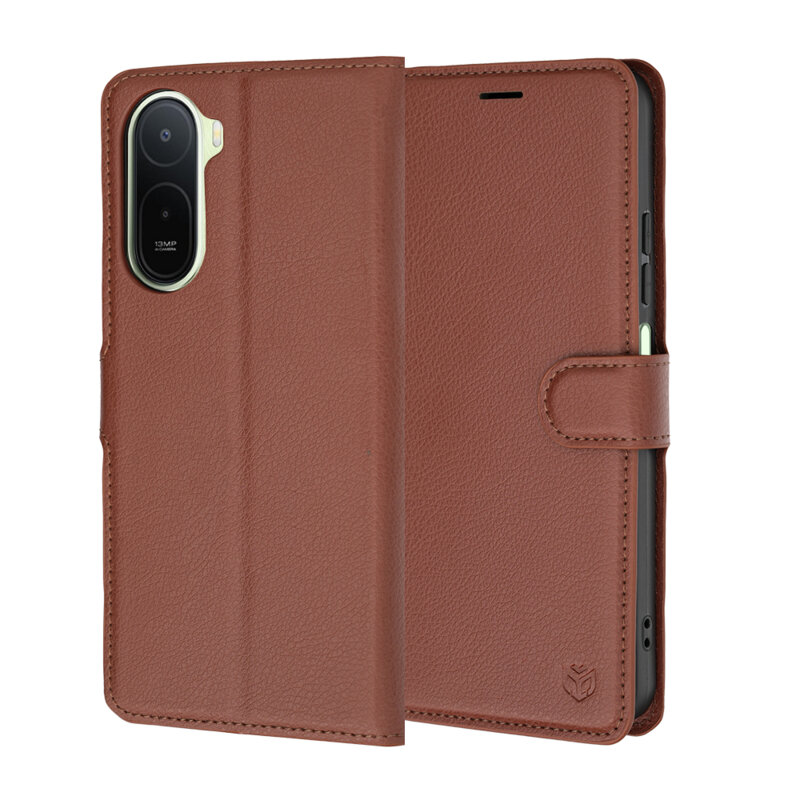 Husa Xiaomi Redmi A7 Pro 4G Techsuit Leather Folio, maro