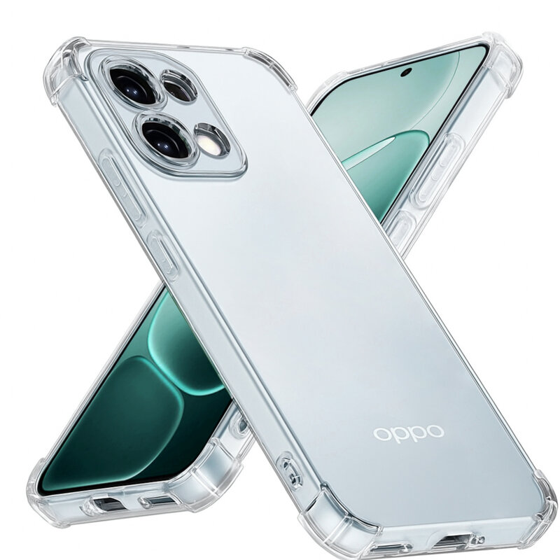 Husa Oppo A6 Pro 5G Techsuit Shockproof Clear Silicone, transparenta
