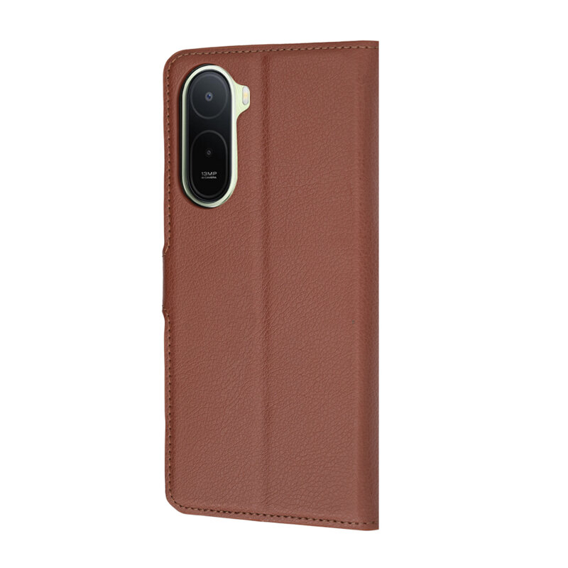 Husa Xiaomi Redmi A7 Pro 4G Techsuit Leather Folio, maro