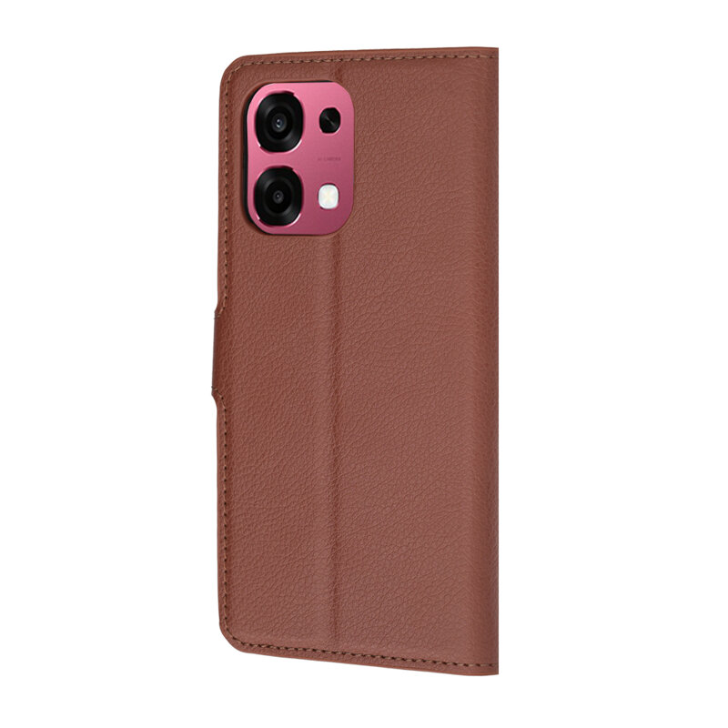 Husa Oppo A6 Pro 4G Techsuit Leather Folio, maro