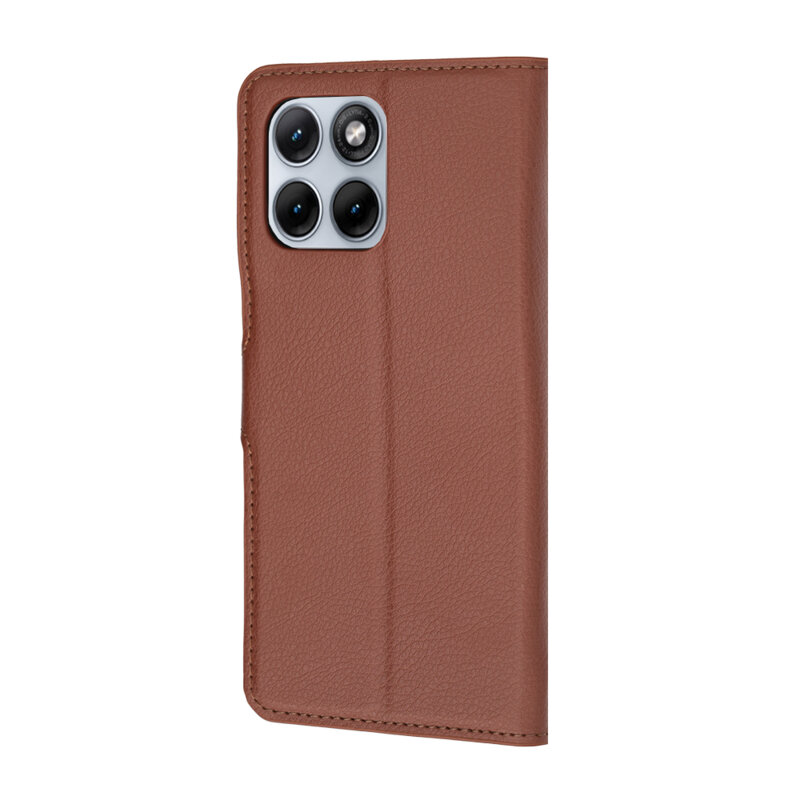 Husa Motorola Edge 70 Fusion Techsuit Leather Folio, maro