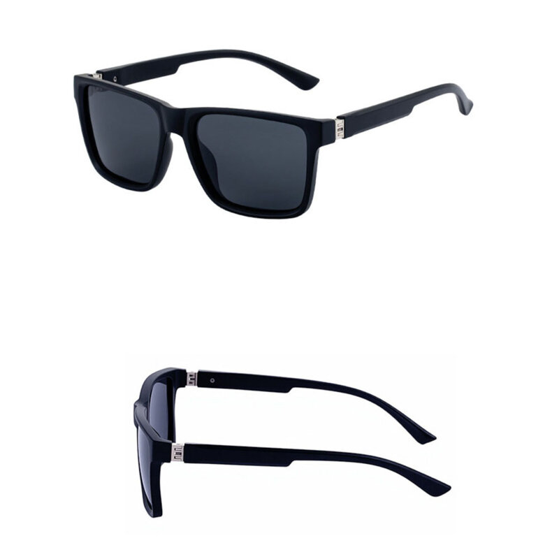 Ochelari polarizati barbatesti, forma patrata Techsuit 8506, maro mat