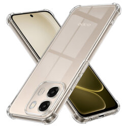 Husa Oppo A6 4G Techsuit Shockproof Clear Silicone, transparenta