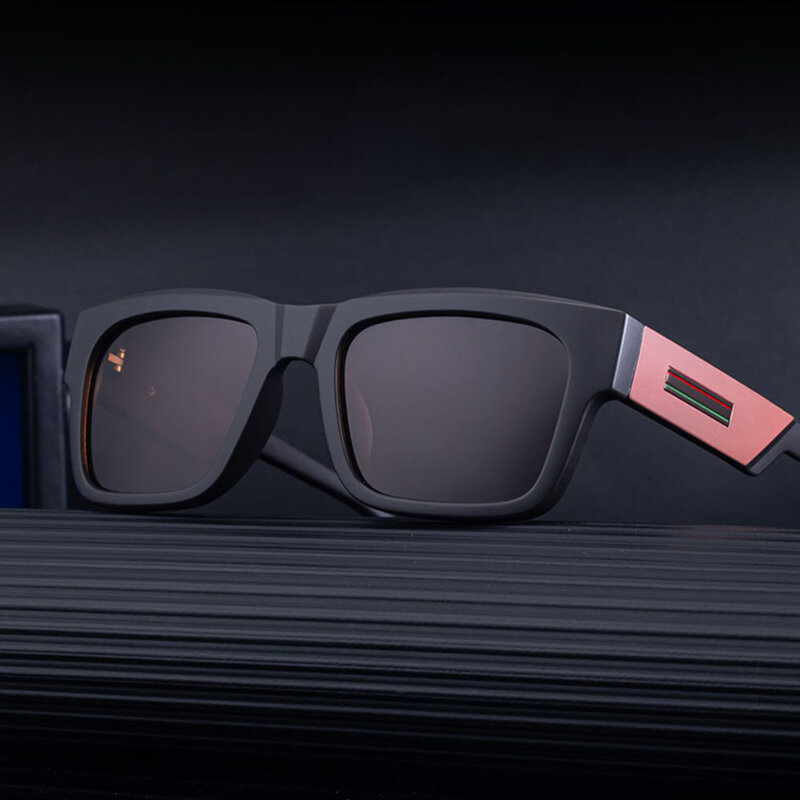 Ochelari polarizati pentru barbati Techsuit 8491, visiniu mat
