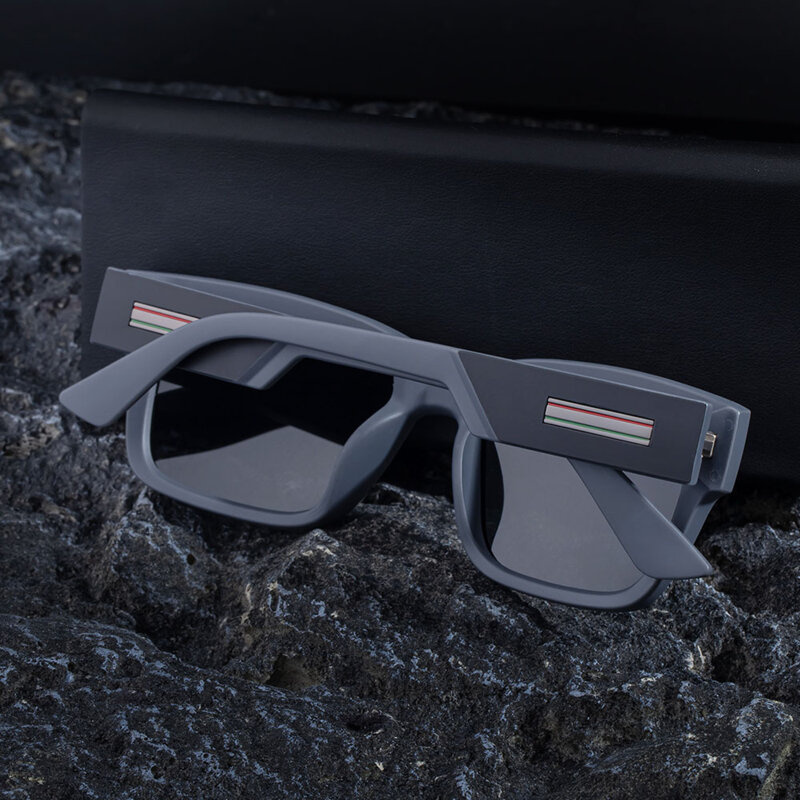 Ochelari polarizati pentru barbati Techsuit 8491, negru mat
