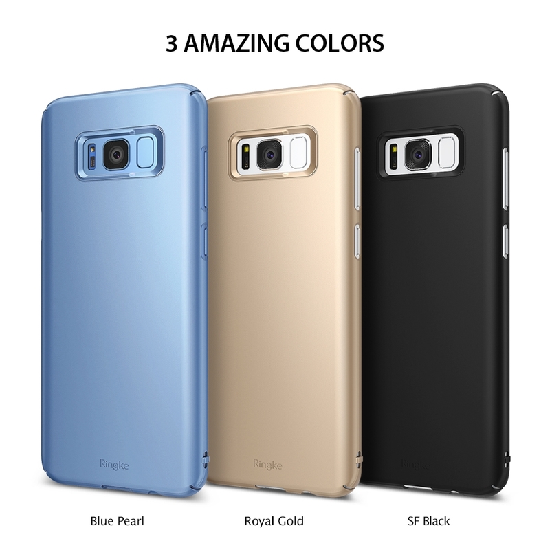 Husa Samsung Galaxy S8+, Galaxy S8 Plus Ringke Slim - Frost Gray