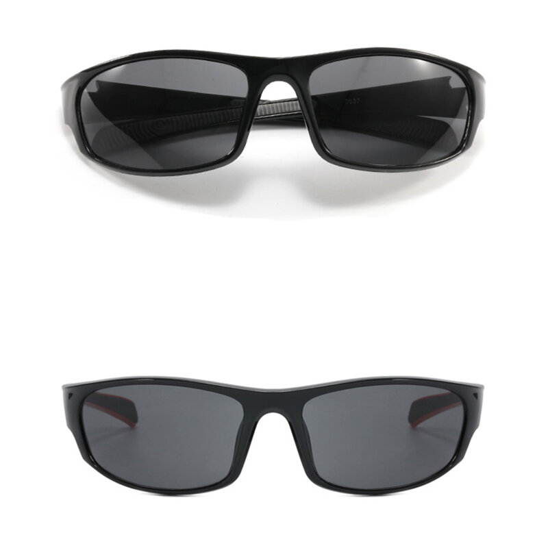 Ochelari de soare rectangulari sport Techsuit 9937, albastru, galben
