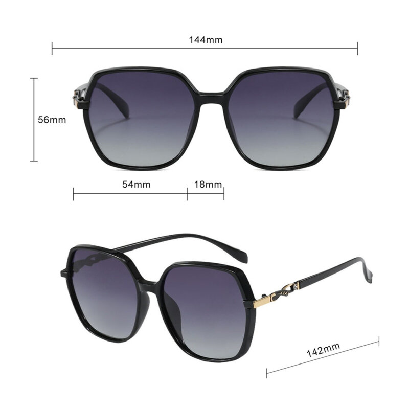 Ochelari dama cu protectie UV classic retro Techsuit 5223, gri