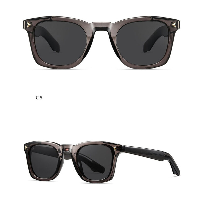 Ochelari polarizati retro premium de barbati Techsuit 31243, gri