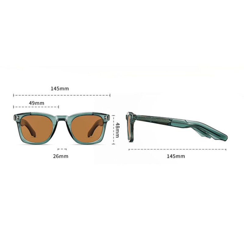 Ochelari polarizati retro premium de barbati Techsuit 31243, gri