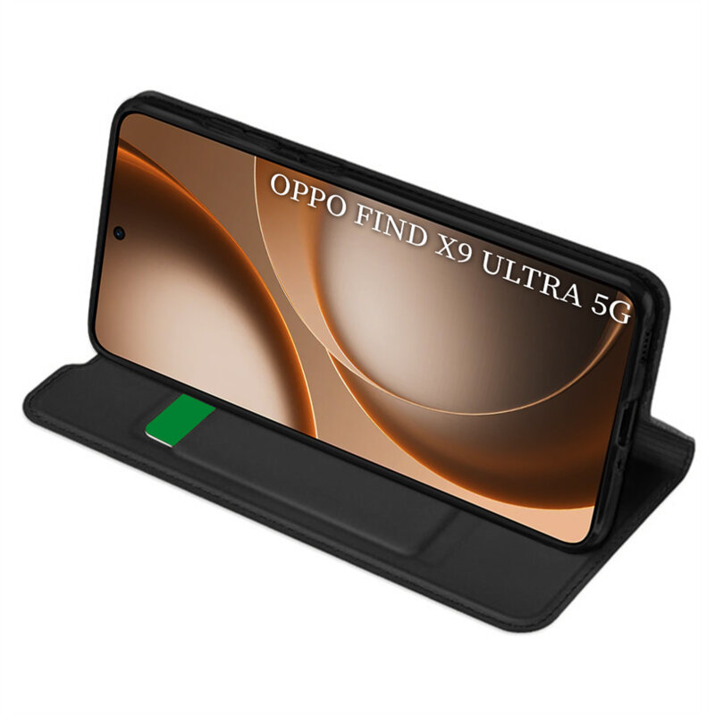 Husa Oppo Find X9 Ultra Techsuit Magskin Book, negru