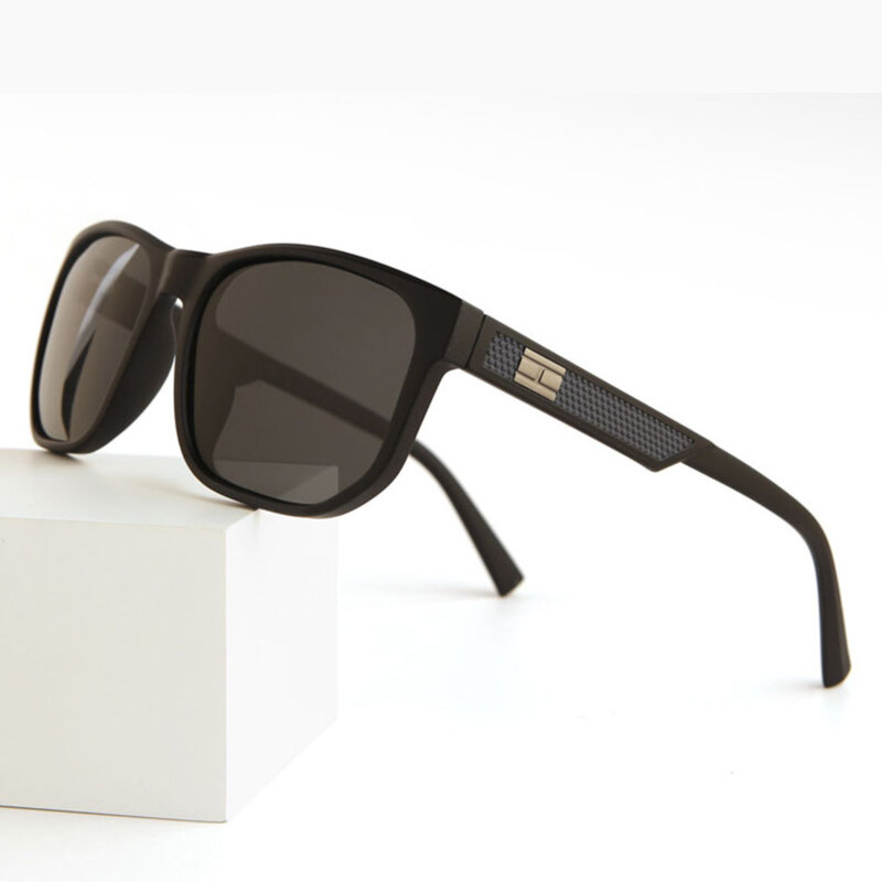 Ochelari wayfarer polarizati pentru barbati Techsuit 8502, gri