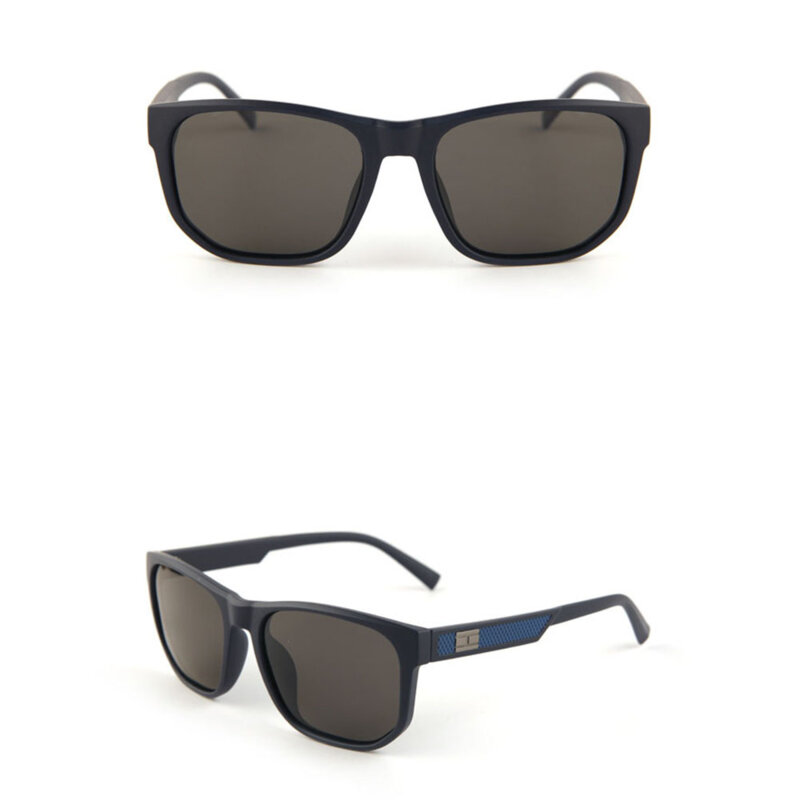 Ochelari wayfarer polarizati pentru barbati Techsuit 8502, albastru/gri