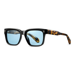 Ochelari polarizati flat-top, de barbati Techsuit 31246, print/bleu