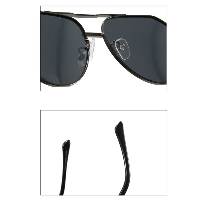 Ochelari premium polarizati aviator, unisex Techsuit 8622, auriu