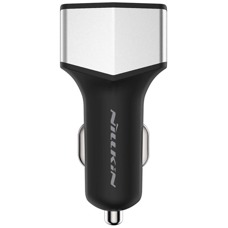 Incarcator Auto Nillkin Celerity USB QC3.0 + USB Type-C - Silver