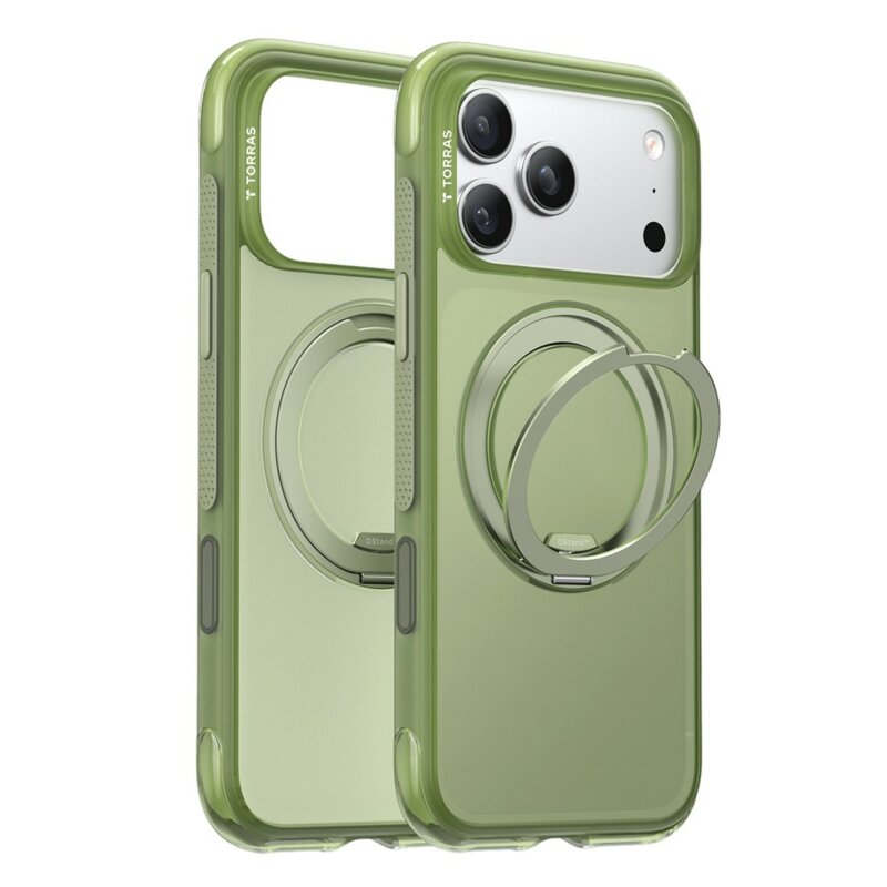 Husa iPhone 17 Pro Max Torras Ostand O3 Air Series, verde