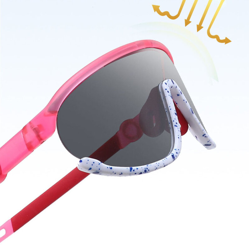Ochelari sport cu protectie UV, pentru copii Techsuit 2025, roz