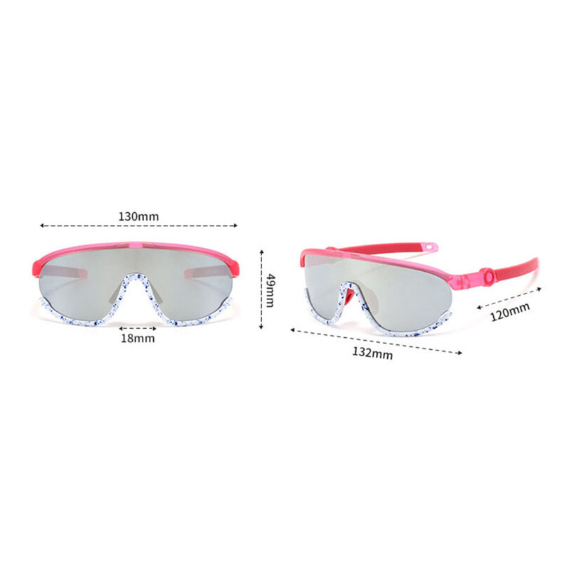 Ochelari sport cu protectie UV, pentru copii Techsuit 2025, roz