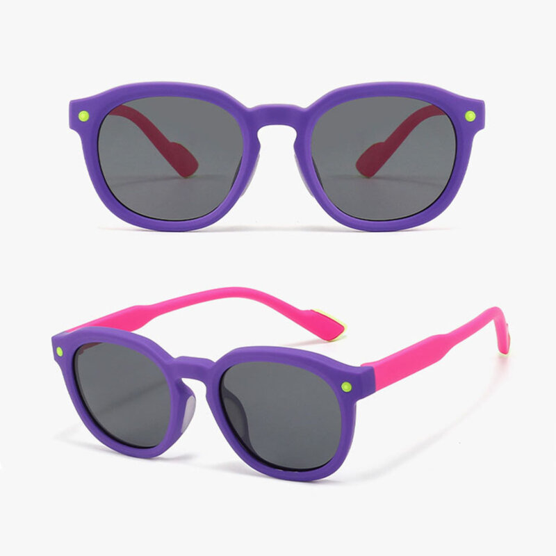 Ochelari pentru copii premium, filtru UV Techsuit 616, mov/roz