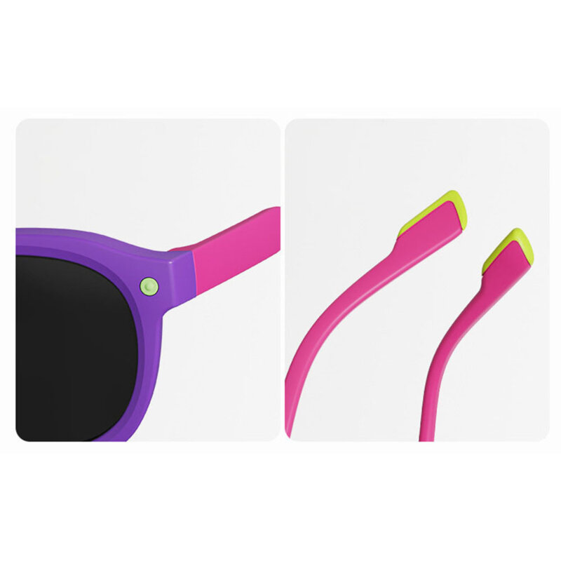 Ochelari de soare pentru copii Techsuit 616, albastru/galben
